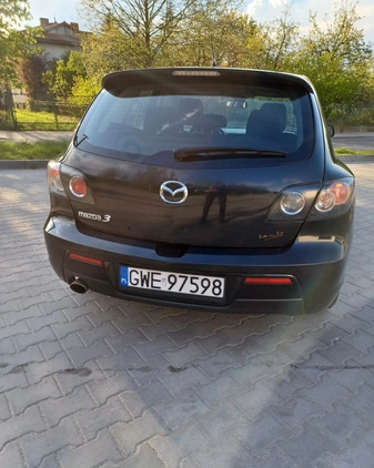 Mazda 3 cena 9900 przebieg: 203000, rok produkcji 2008 z Wejherowo małe 56